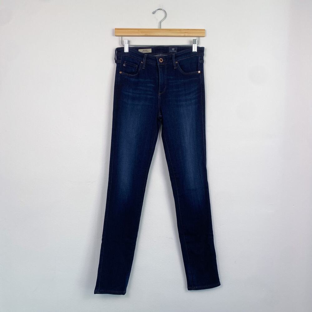 AG The Prima Mid-Rise Cigarette Jeans Dark Wash 27